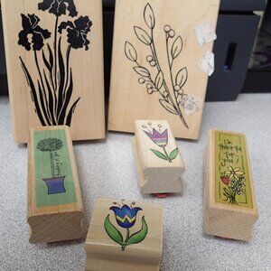 Flower  Stampers lot of 6